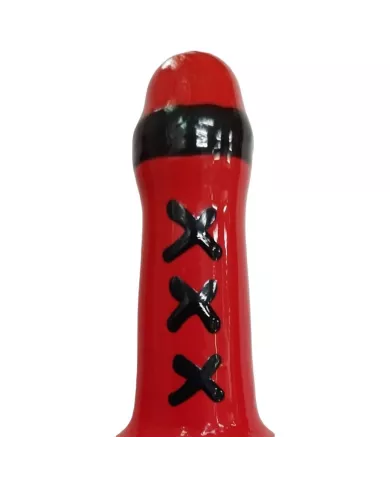 CONDOMERIE - PRÉSERVATIFS FANTAISIE PEINTS À LA MAIN AMSTERDAM ROUGE