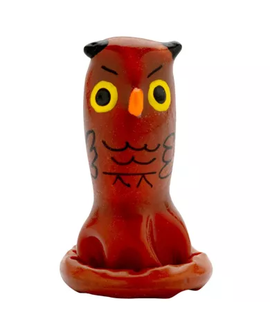 CONDOMERIE - PRÉSERVATIFS FANTAISIE PEINTS À LA MAIN HIBOU