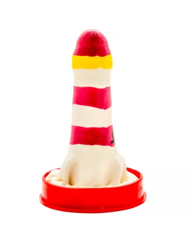 CONDOMERIE - PRÉSERVATIFS FANTAISIE PEINTS À LA MAIN PHARE