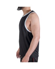 MACHO - CMV004 T-SHIRT DE SPORT NOIR TAILLE S/M