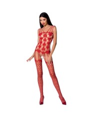 PASSION - FEMME BS067 BODYSTOCKING NOIR TAILLE UNIQUE