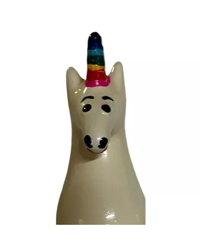 CONDOMERIE - PRÉSERVATIFS FANTAISIE PEINTS À LA MAIN LICORNE ARC-EN-CIEL