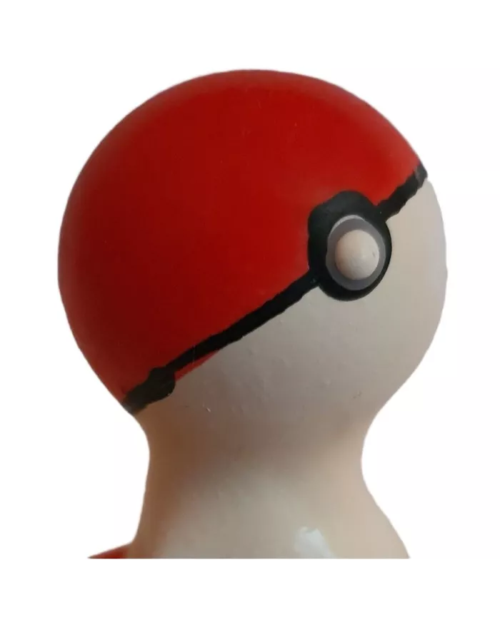 CONDOMERIE - PRÉSERVATIFS FANTAISIE PEINTS À LA MAIN POKEBALL ROUGE-BLANC CONDOMERIE - PRÉSERVATIFS FANTAISIE PEINTS À LA MAIN POKEBALL ROUGE-BLANC