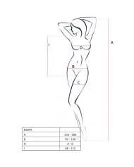 PASSION - BS094 BODYSTOCKING NOIR TAILLE UNIQUE