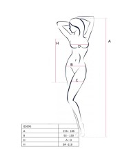 PASSION - BS096 BODYSTOCKING NOIR TAILLE UNIQUE