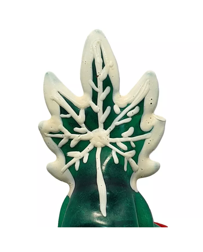 CONDOMERIE - PRÉSERVATIFS FANTAISIE PEINTS À LA MAIN CANNABIS MODÈLE 2