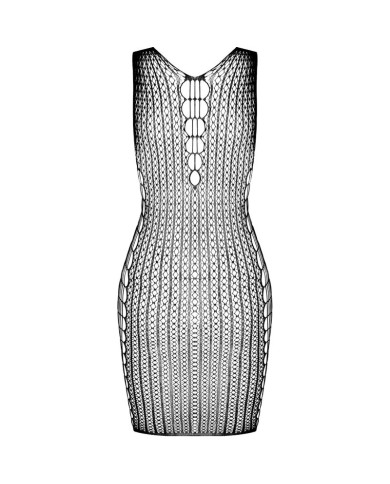 PASSION - BS097 BODYSTOCKING NOIR TAILLE UNIQUE