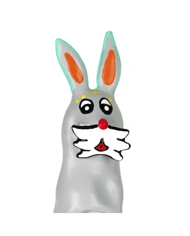 CONDOMERIE - PRÉSERVATIFS FANTAISIE PEINTS À LA MAIN EN FORME DE LAPIN XL