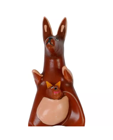 CONDOMERIE - PRÉSERVATIFS FANTAISIE PEINTS À LA MAIN MODÈLE KANGOUROU XL