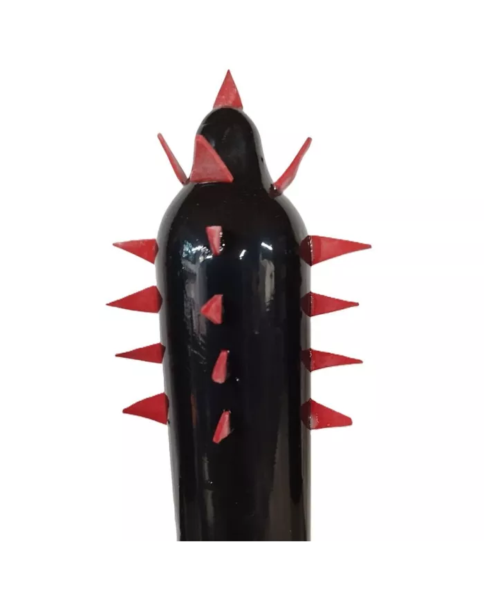 CONDOMERIE - PRÉSERVATIFS FANTAISIE PEINTS À LA MAIN CACTUS NOIR XL CONDOMERIE - PRÉSERVATIFS FANTAISIE PEINTS À LA MAIN CACTUS NOIR XL