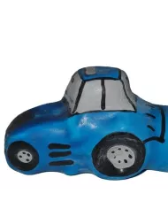 CONDOMERIE - PRÉSERVATIFS FANTAISIE PEINTS À LA MAIN TRACTEUR BLEU XL