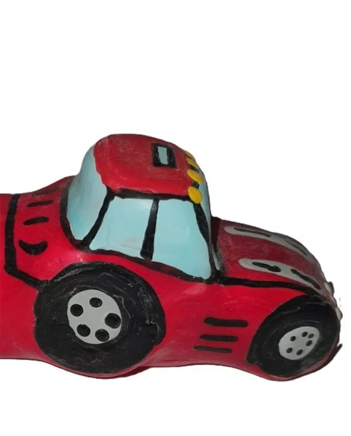 CONDOMERIE - PRÉSERVATIFS FANTAISIE PEINTS À LA MAIN TRACTEUR ROUGE XL