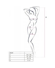 PASSION - BS099 BODYSTOCKING NOIR TAILLE UNIQUE