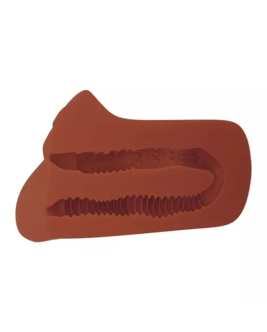 PDX PLUS - MASTURBATEUR DOUBLE MARRON CHOISISSEZ VOTRE PLAISIR