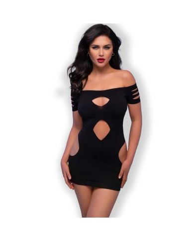 CHILIROSE - ROBE CR 4671 NOIR S/M