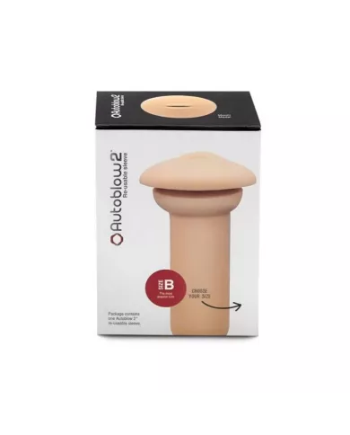 AUTOBLOW - 2+ MANCHON À BOUCHE TAILLE B AUTOBLOW - 2+ MANCHON À BOUCHE TAILLE B