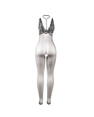 SUBBLIME - 951993 BODYSTOCKING RÉSILLE TRANSPARENTE NOIRE SANS FOURRURE TAILLE UNIQUE