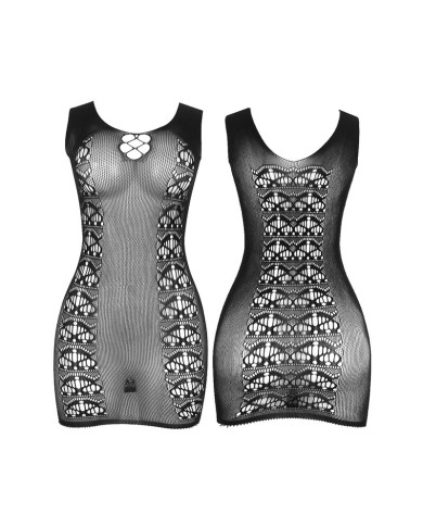 SUBBLIME - 952167 ROBE COURT EN RÉSILLE ÉLASTIQUE NOIR TAILLE UNIQUE