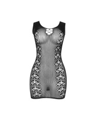 SUBBLIME - 952167 ROBE COURT EN RÉSILLE ÉLASTIQUE NOIR TAILLE UNIQUE