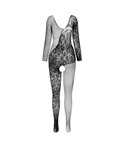 PASSION - BS 107 BODYSTOCKING NOIR TAILLE UNIQUE