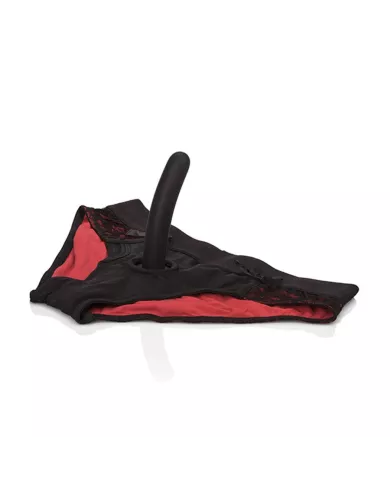 CALEXOTICS - SCANDAL ENSEMBLE CULOTTE ROUGE AVEC GODE TAILLE S/M