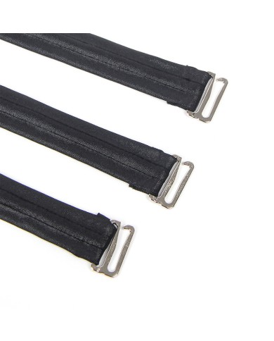 SUBBLIME - 954406 ROBE BONDAGE EN CUIR NOIR S/M