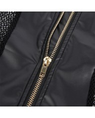 SUBBLIME - 954451 ROBE SEXY EN MAILLE CUIR NOIR L/XL