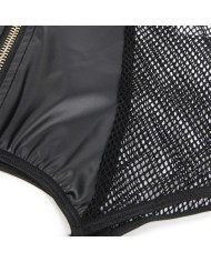 SUBBLIME - 954451 ROBE SEXY EN MAILLE CUIR NOIR L/XL