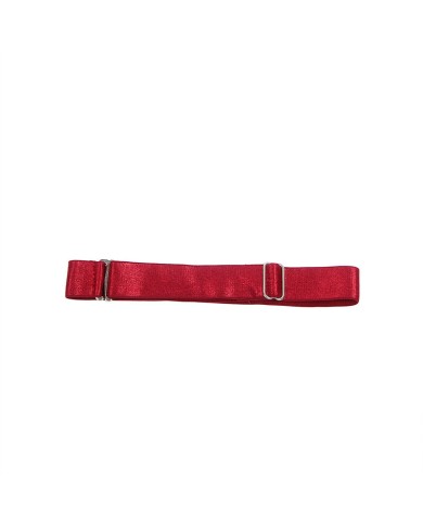 SUBBLIME - 955397 ROBE À BRETELLES EN CUIR BORDEAUX S/M