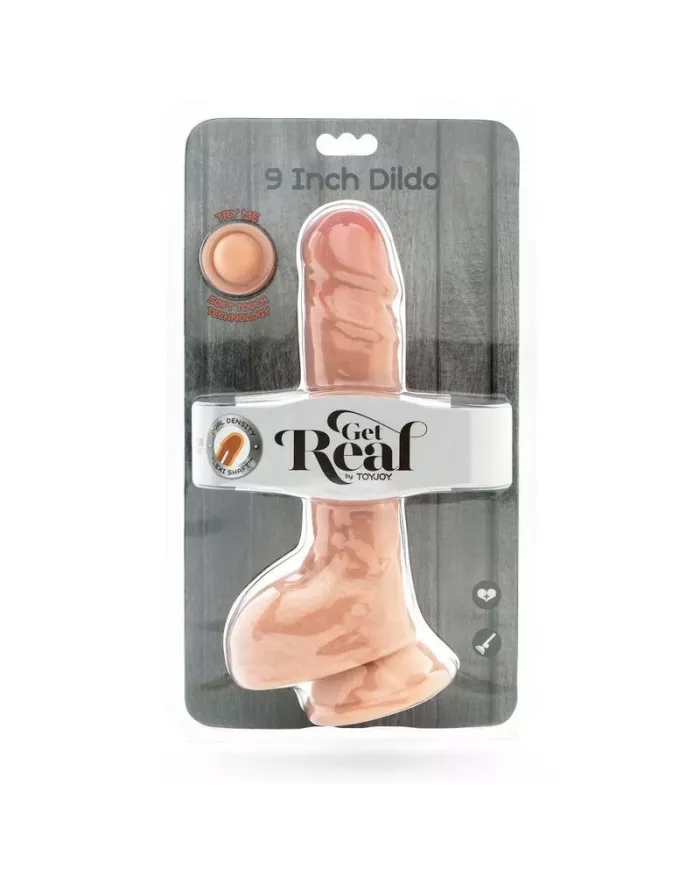 GET REAL - GODE DOUBLE DENSITÉ 25,5 CM BALLES PEAU GET REAL - GODE DOUBLE DENSITÉ 25,5 CM BALLES PEAU