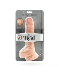 GET REAL - GODE DOUBLE DENSITÉ 25,5 CM BALLES PEAU GET REAL - GODE DOUBLE DENSITÉ 25,5 CM BALLES PEAU