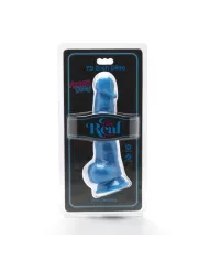 GET REAL - HAPPY DICKS 19 CM AVEC BALLES BLEU GET REAL - HAPPY DICKS 19 CM AVEC BALLES BLEU