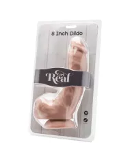 GET REAL - GODE 20,5 CM AVEC BILLES EN PEAU GET REAL - GODE 20,5 CM AVEC BILLES EN PEAU