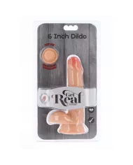 GET REAL - GODE DOUBLE DENSITÉ 17 CM BALLES PEAU GET REAL - GODE DOUBLE DENSITÉ 17 CM BALLES PEAU