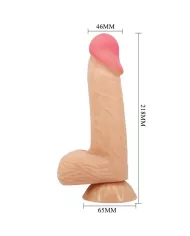 PRETTY LOVE - SÉRIE SLIDING SKIN GODE RÉALISTE AVEC VENTOUSE SLIDING SKIN 20,6 CM PRETTY LOVE - SÉRIE SLIDING SKIN GODE RÉALISTE AVEC VENTOUSE SLIDING SKIN 20,6 CM