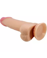 PRETTY LOVE - GODE RÉALISTE SÉRIE SLIDING SKIN AVEC VENTOUSE SLIDING SKIN 19,4 CM