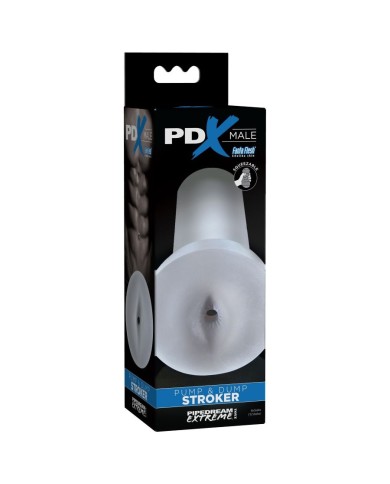 PDX MALE - POUSSOIR POMPE ET DUMP - TRANSPARENT