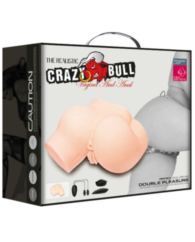 CRAZY BULL - CUL AVEC VAGIN ET ANUS RÉALISTES ET VIBRATION