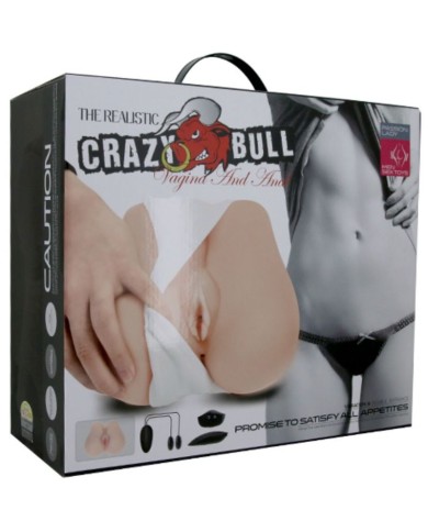 CRAZY BULL - VAGIN ET ANUS RÉALISTES AVEC POSITION DE VIBRATION 3