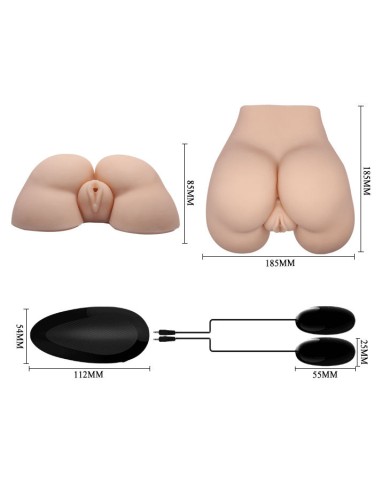 CRAZY BULL - VAGIN ET ANUS RÉALISTES AVEC POSITION DE VIBRATION 5