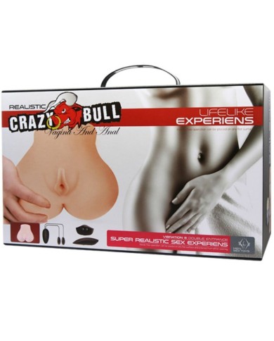 CRAZY BULL - VAGIN ET ANUS RÉALISTES AVEC POSITION DE VIBRATION 7