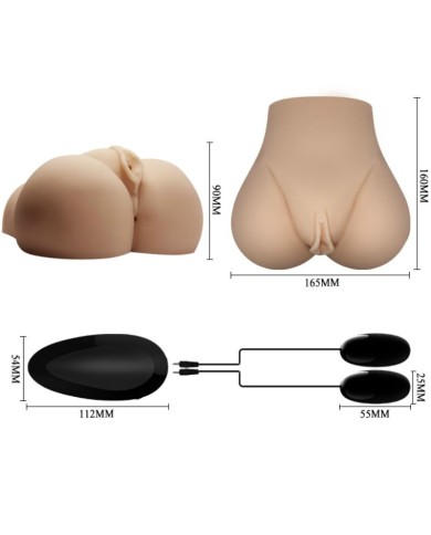 CRAZY BULL - VAGIN ET ANUS RÉALISTES AVEC POSITION DE VIBRATION 7
