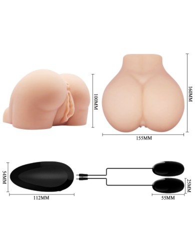 CRAZY BULL - VAGIN ET ANUS RÉALISTES AVEC POSITION DE VIBRATION 8