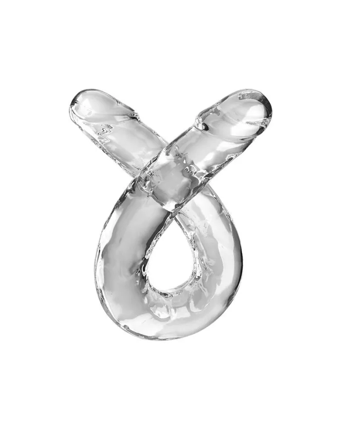 KING COCK - DOUBLE TROUBLE DOUBLE GODE 46 CM TRANSPARENT KING COCK - DOUBLE TROUBLE DOUBLE GODE 46 CM TRANSPARENT