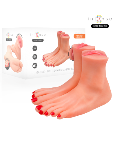 INTENSE DEEP TOUCH - GABBIE MASTUBADOR DEUX PIÈCES EN FORME DE PIED