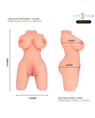INTENSE DEEP TOUCH - JESSE TORSO DOUBLE MASTURBATEUR VAGIN & ANO
