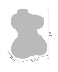 DÉSIR CACHÉ - MASTURBATEUR VAGIN ET ANUS JUICY DOUBLE D 5 KG