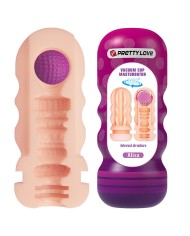 PRETTY LOVE - MASTURBATEUR LISSANT VAGINAL AVEC VENTOUSE ET TEXTURES INTERNES