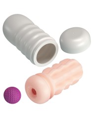 PRETTY LOVE - MASTURBATEUR LISSANT VAGINAL AVEC VENTOUSE ET TEXTURES INTERNES