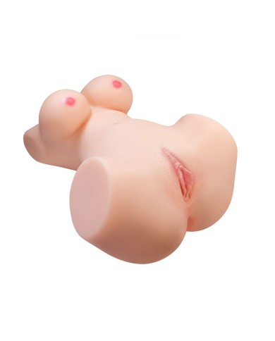CRAZY BULL - ANNIE XXL MASTURBATEUR VAGINAL ET ANAL AVEC PEAU DE SEINS